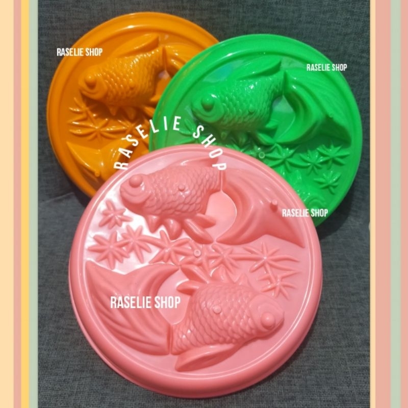 Cetakan Plastik JUMBO Agar Puding IKAN Loyang Bolu Kukus Cetakan Nasi Mould Fish Kitchenware