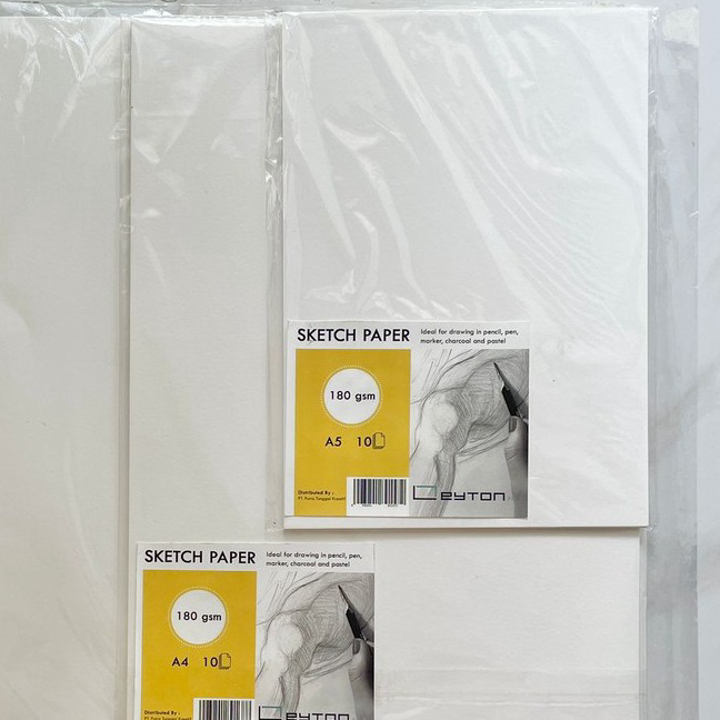 

Best Product leyton sketch paper A5/A4 180gsm 10lembar Best Produk