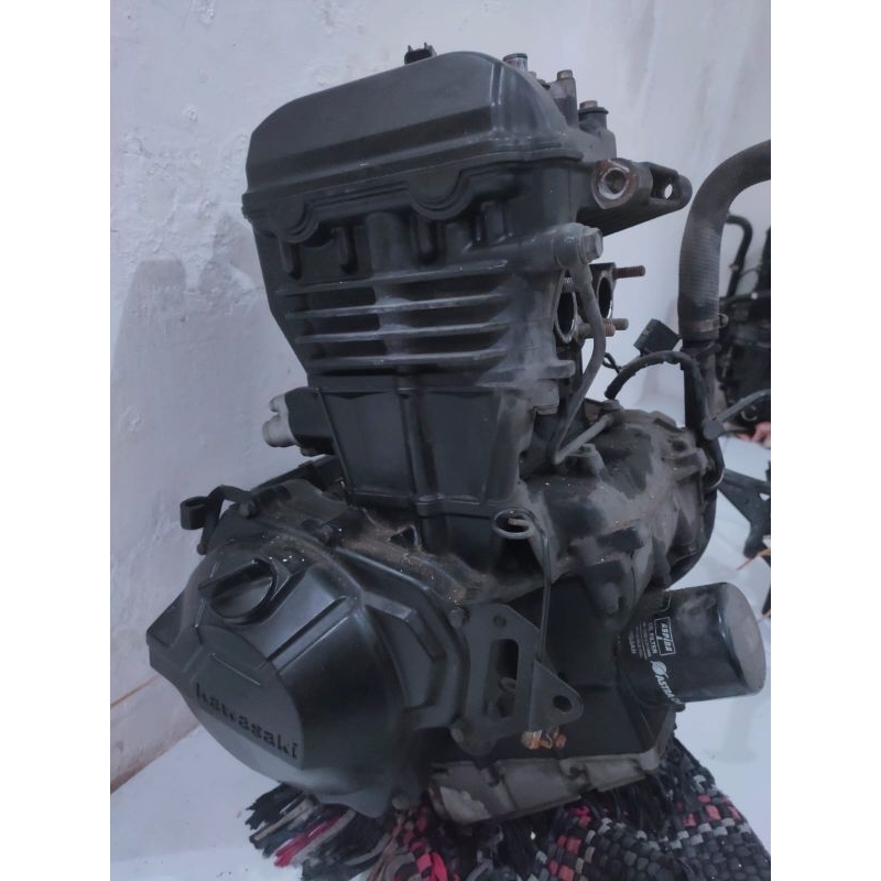 mesin segelundung Ninja 250 Fi injeksi set pengapian tinggal naik rangka