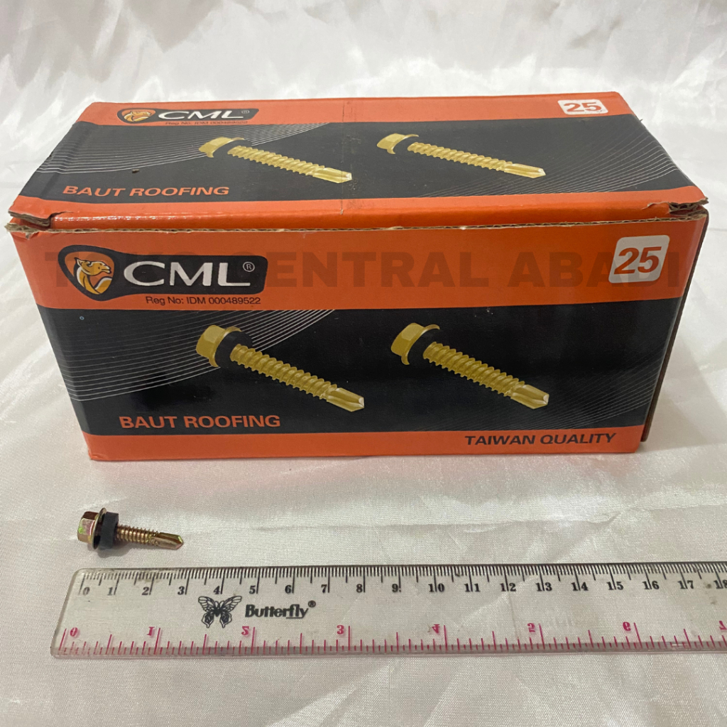 Baut Roofing / Skrup Roofing "CAMEL" 25mm, 2,5cm (500 pcs) /  Baut Roofing Baja Ringan / Baut Roofin