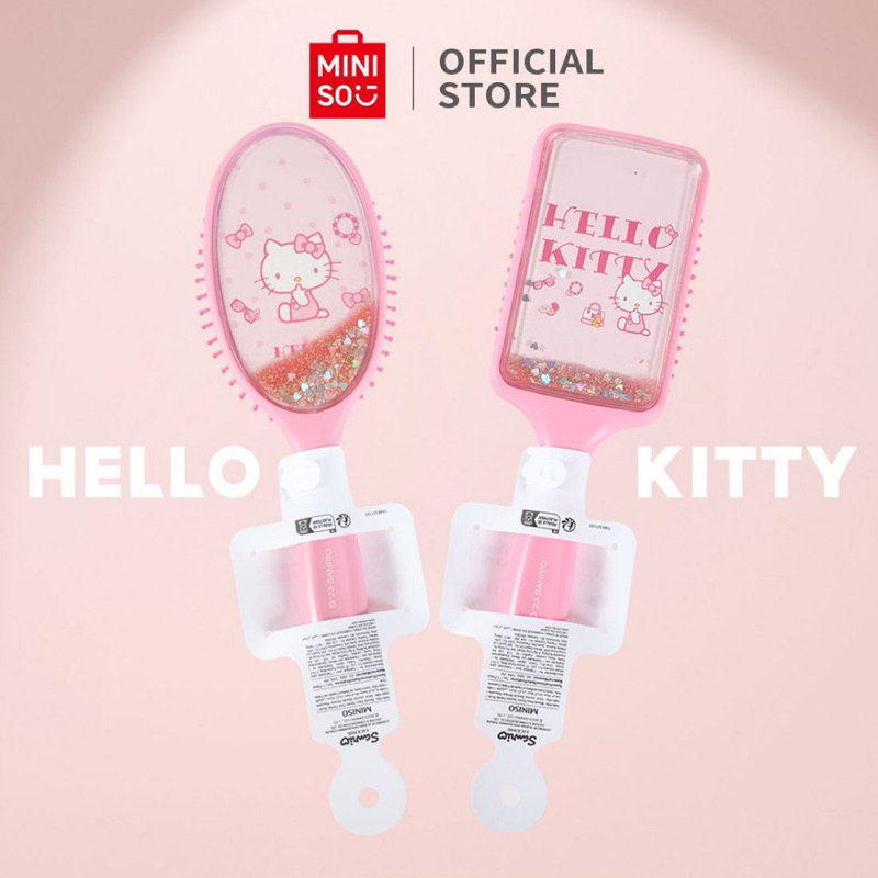 Miniso New X Sanrio Sisir Rambut Model Hello Kitty