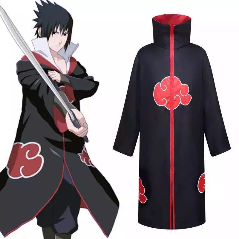 jubah akatsuki awan merah anak dan dewasa ready