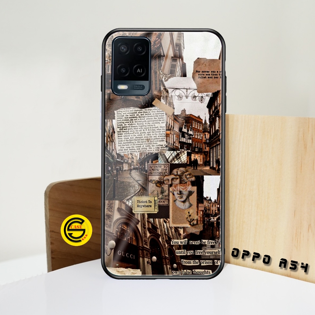Case OPPO A54 - CASING OPPO A54 STORE CASE - ( WALLPAPER ) - Casing Hp - Case Hp - Silikon Hp - Soft