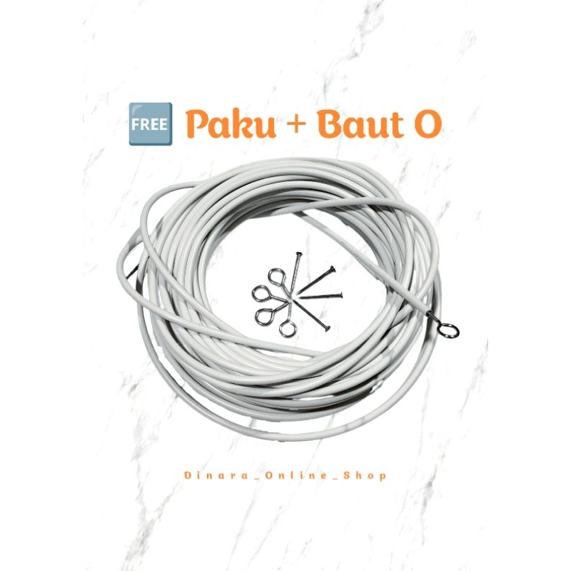 TALI KAWAT SPIRAL GORDEN KOLONG, HARGA 1 METER