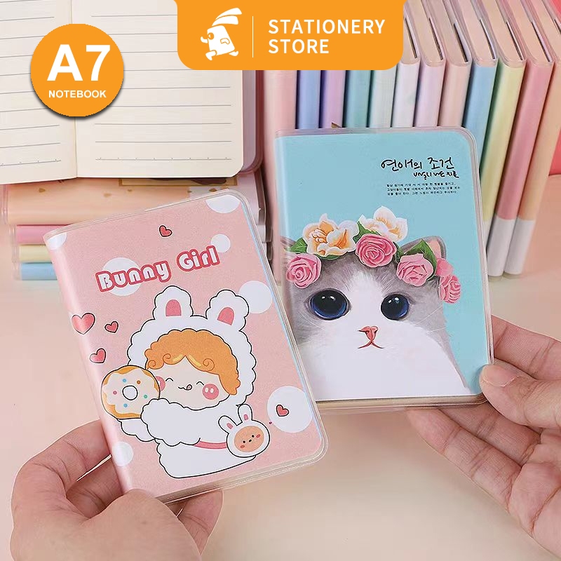 

A7 NOTEBOOK/Buku Kartun / buku Kecil / Mini Notebook / Buku Catatan Kecil-Rabbit Stationery