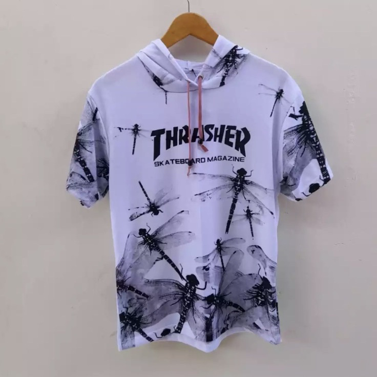 ➝↑❁⁂ kaos hoodie lengan pendek t-shirt/kaos hoodie lengan pendek terlaris