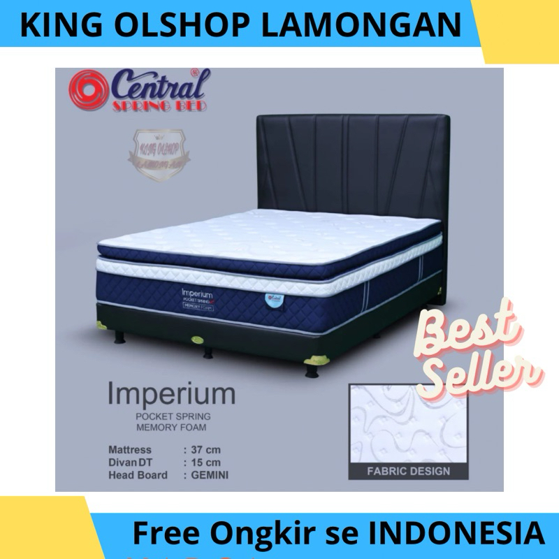 Kasur Springbed CENTRAL IMPERIUM/ SILVER IMPERIUM POCKET SPRING [LAMONGAN]
