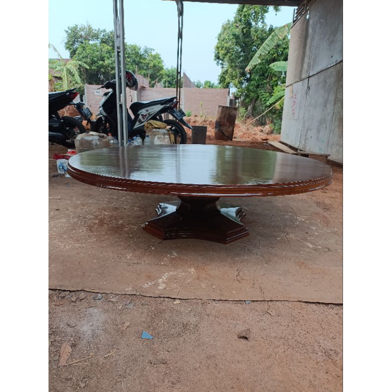 Meja bulat bundar lesehan murah terbaru