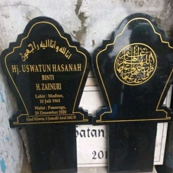 Nisan Batu Nisan Hitam Nisan Granit Hitam