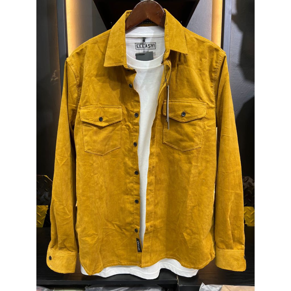 REALPICT Kemeja Corduroy / Codorai panjang / Codoray / Korduroy / Kodorai / Pria Unisex 2025T Premiu