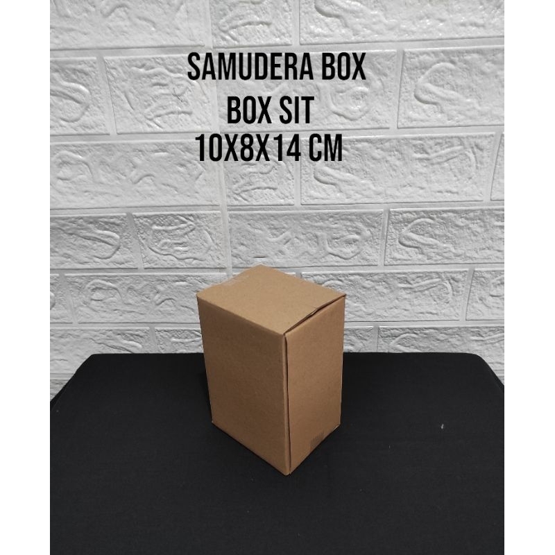 

kardus karton uk 10x8x14 cm. ST singgle wall polos