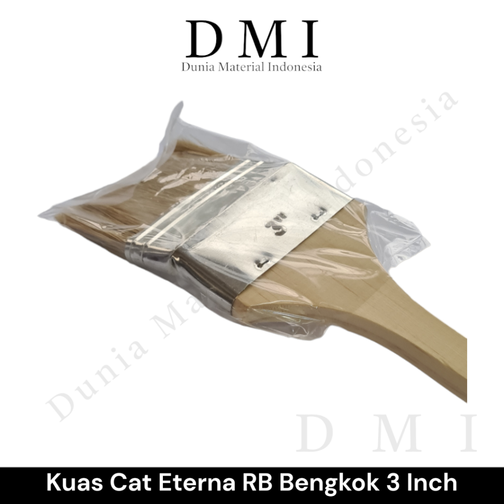Kuas Cat Eterna RB Bengkok 3 Inch | Kuas Cat Gagang Panjang (1PC)