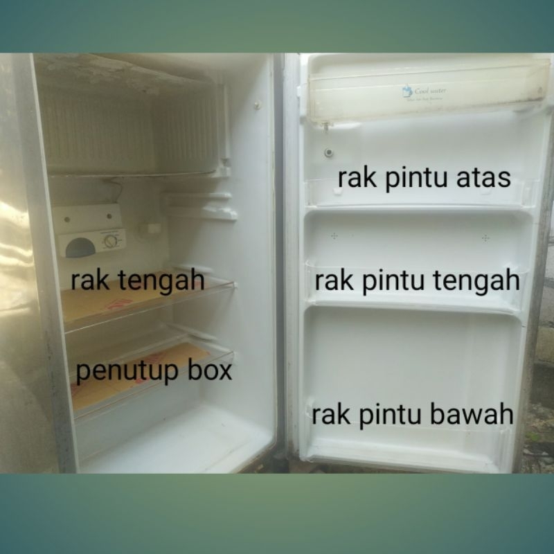 promo rak kulkas toshiba glacio 1 pintu