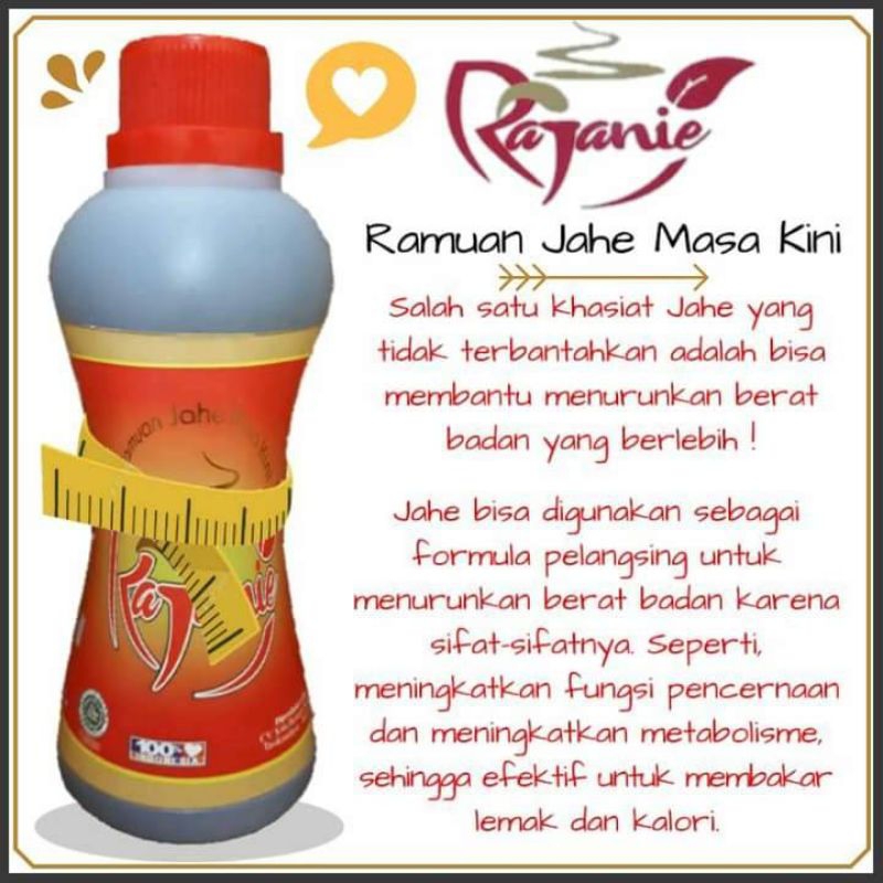 

RAJANIE (Ramuan Jahe Merah Masa Kini)