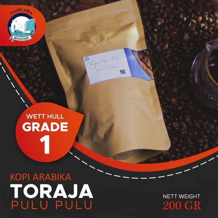 

Lancara Coffee | Kopi Arabica Toraja Pulu Pulu 200GR Grade 1