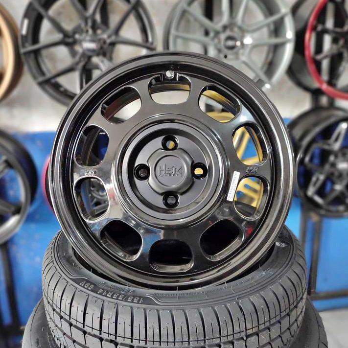 Velg Mobil Wuling Air Ev Ring 14 Hsr Wheel KLG Ban 155 55 R14 Zeetex