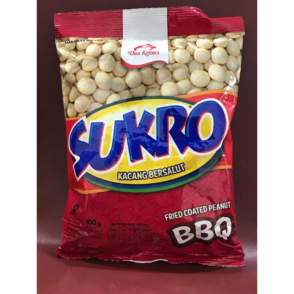 

Sukro Kacang Bbq 100g - Kacang Bersalut Kacang Tebal Sukro