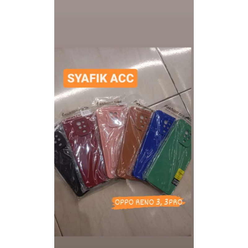 SOFTCASE CASING PRO CAMERA OPPO RENO 3 OPPO RENO 3 PRO CASING PRO CAMERA MACARON
