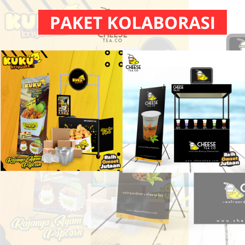 

Paket KOLABORASI Langsung Jualan CHEESE TEA.CO X KUKU KRIYUUK