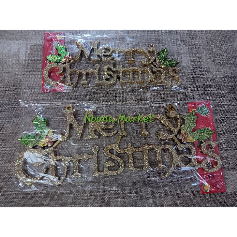 Tulisan Merry Christmas / Hiasan Tulisan Merry Christmas