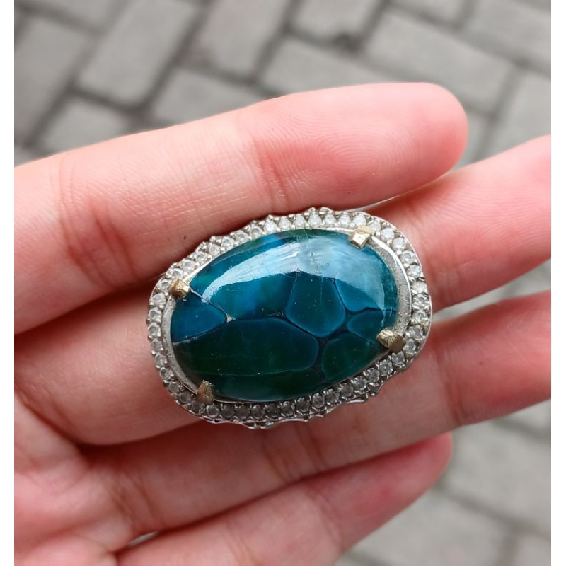 BATU BACAN SERAT KURA DIM BATU 18 X 22 mm ORI NO TREATMENT