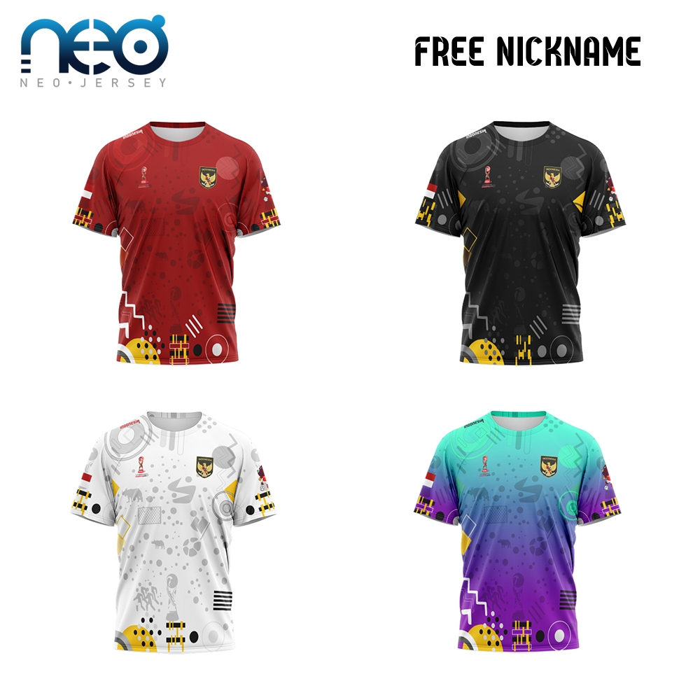 [NeoJersey] Kaos Jersey PIALA DUNIA U 17 Baju Pria PIALA DUNIA U17 Lengan Pendek