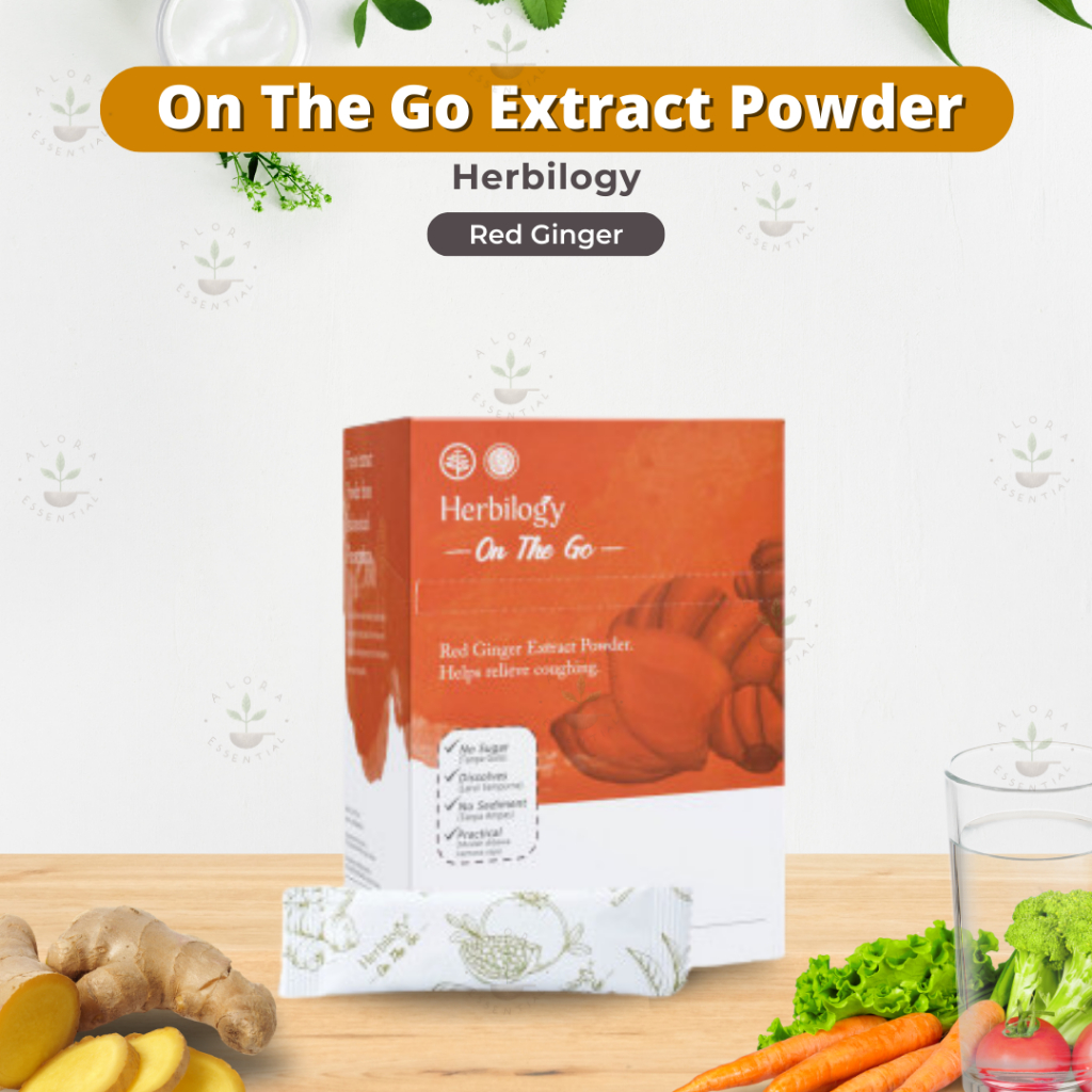 

Herbilogy On the Go Red Ginger (Jahe Merah) Extract Powder 20 sachets