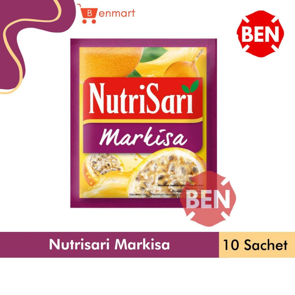 

Nutrisari Markisa 1 Renceng 10 Pcs Sacher Nutri Sari Pak Ungu Buah