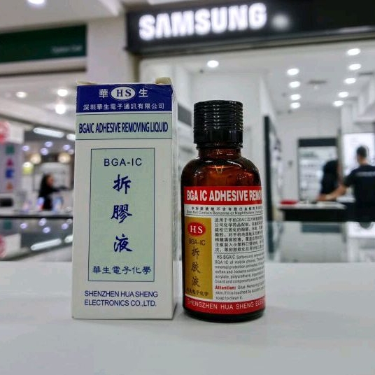 cairan penhancur/pelunak lem ic bga efektif real sesuai gambar