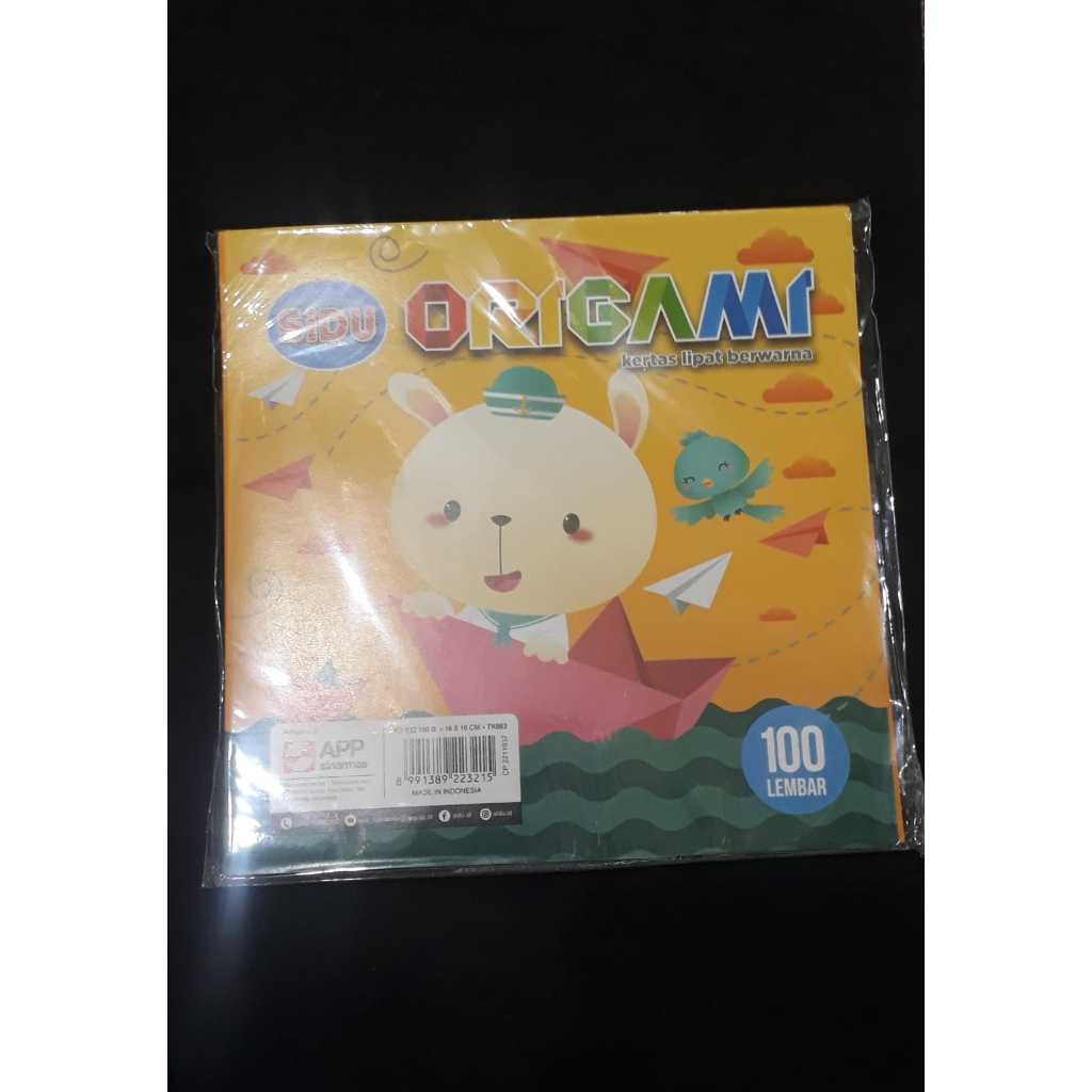 

KERTAS ORIGAMI SIDU 100 LEMBAR 16X16CM