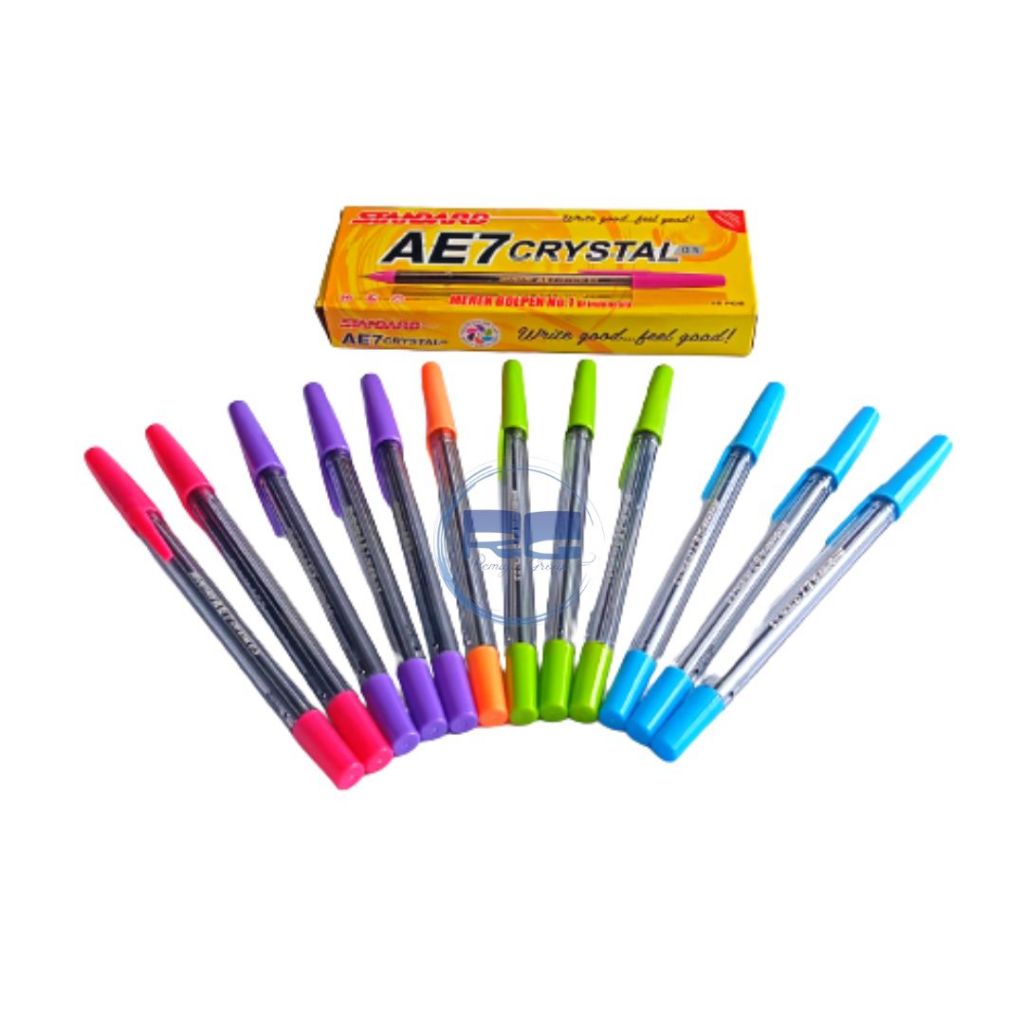 

PULPEN STANDARD AE 7 CRYSTAL (SATUAN) / BOLPOINT STANDARD AE 7 CRYSTAL / PULPEN STANDARD 0.5 / PULPEN HITAM / PULPEN MURAH