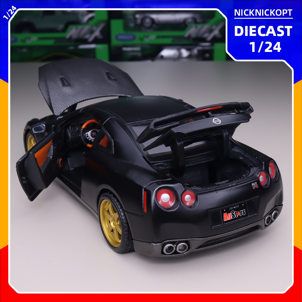 HARGA HEMAT Maisto 1:24 Modified 2009 Nissan GTR R35 Diecast Skala Mainan Model Koleksi Miniatur