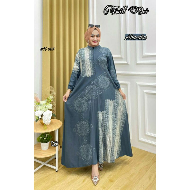 gamis twill original klok A cap malaman