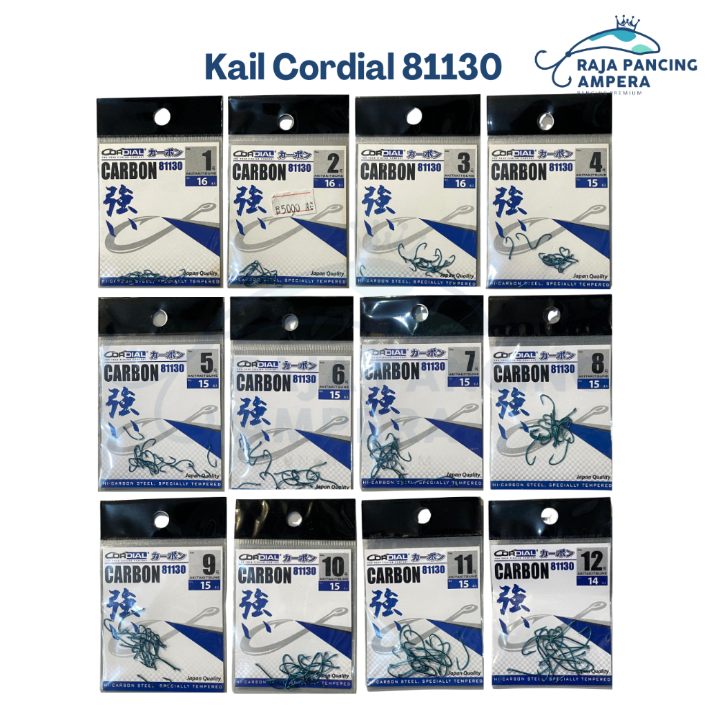 Mata Kail Pancing Cordial Carbon 81130 Akitakitsune Biru Murah