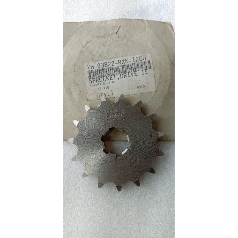 gear depan gir depan Yamaha RXK RXS YT115 Aspira NOS