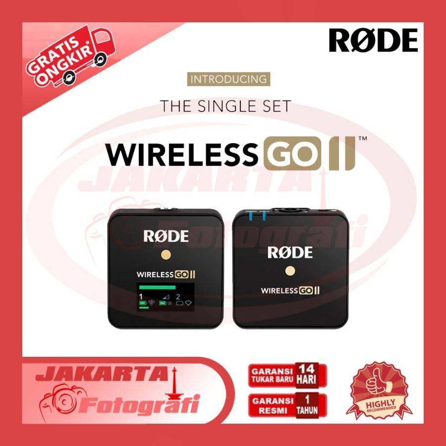 Rode Wireless GO II Single Compact Digital