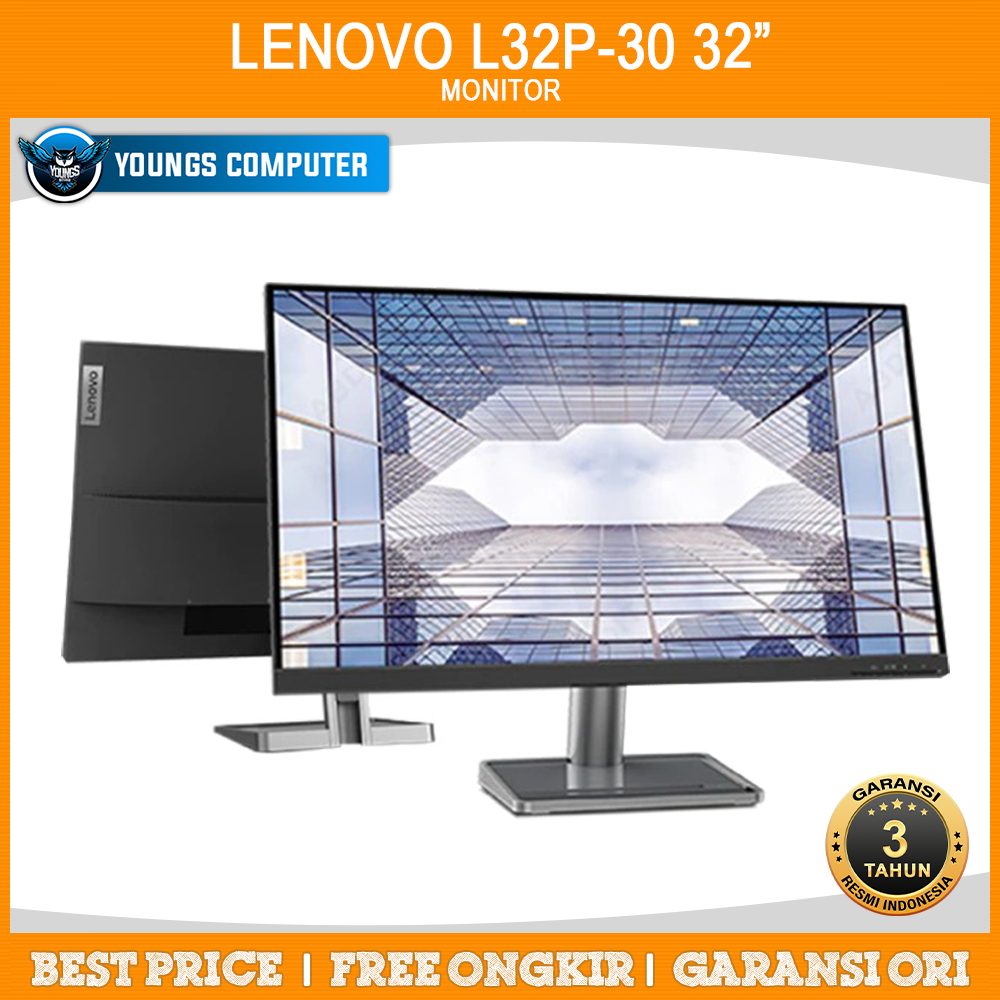 Monitor LED Lenovo L32P-30 32" IPS 4K HDMI DP USB-C FreeSync HDR10 SPK L32 P