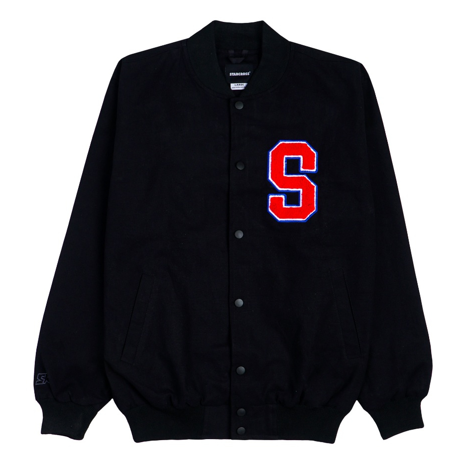STARCROSS Varsity Jacket - JS VR 105 - Black