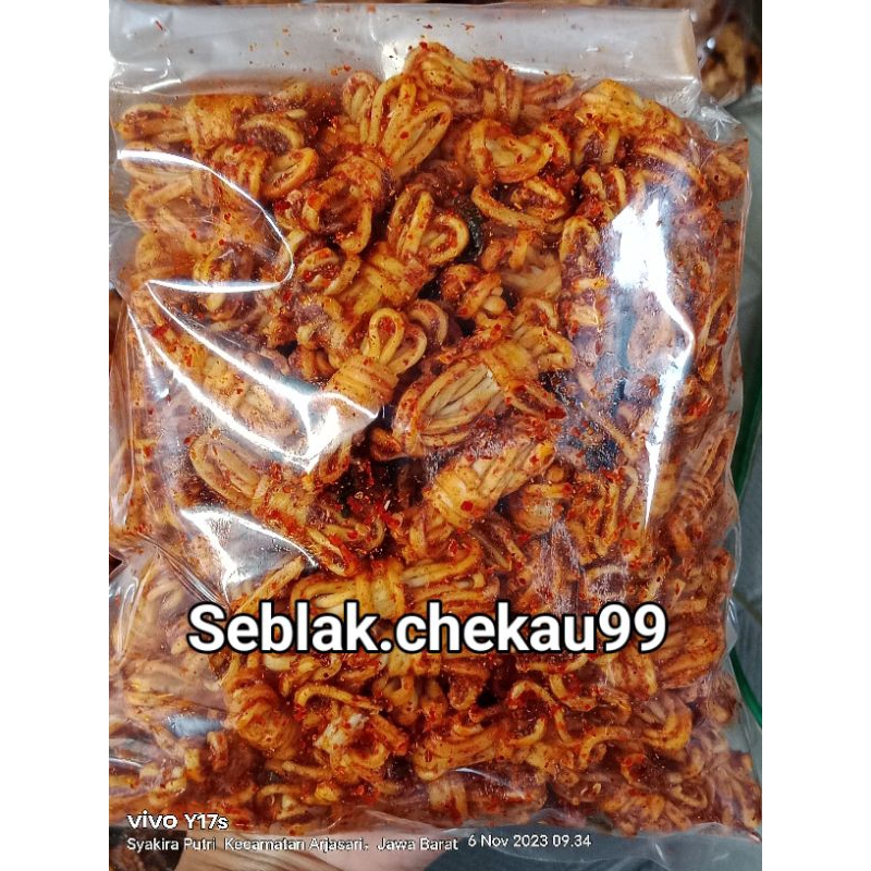 

250gr seblak mie gulung mie uril pedas daun jeruk