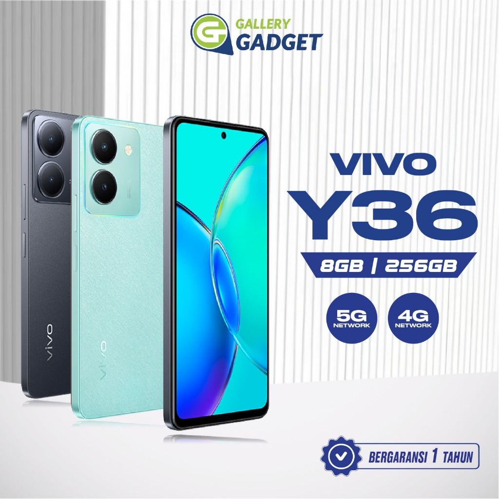 VIVO Y36 4G 5G 8/256 GB RAM 8 ROM 256 8GB 256GB HP Smartphone Android