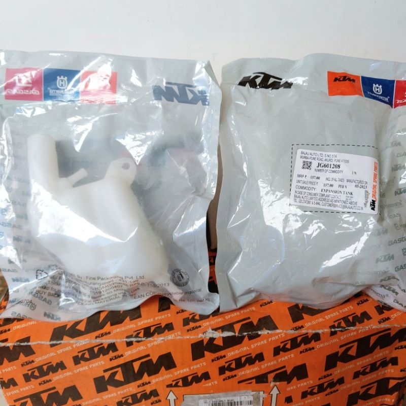 TABUNG RADIATOR KTM DUKE 200 250 390 RESERVOIR RADIATOR KTM DUKE