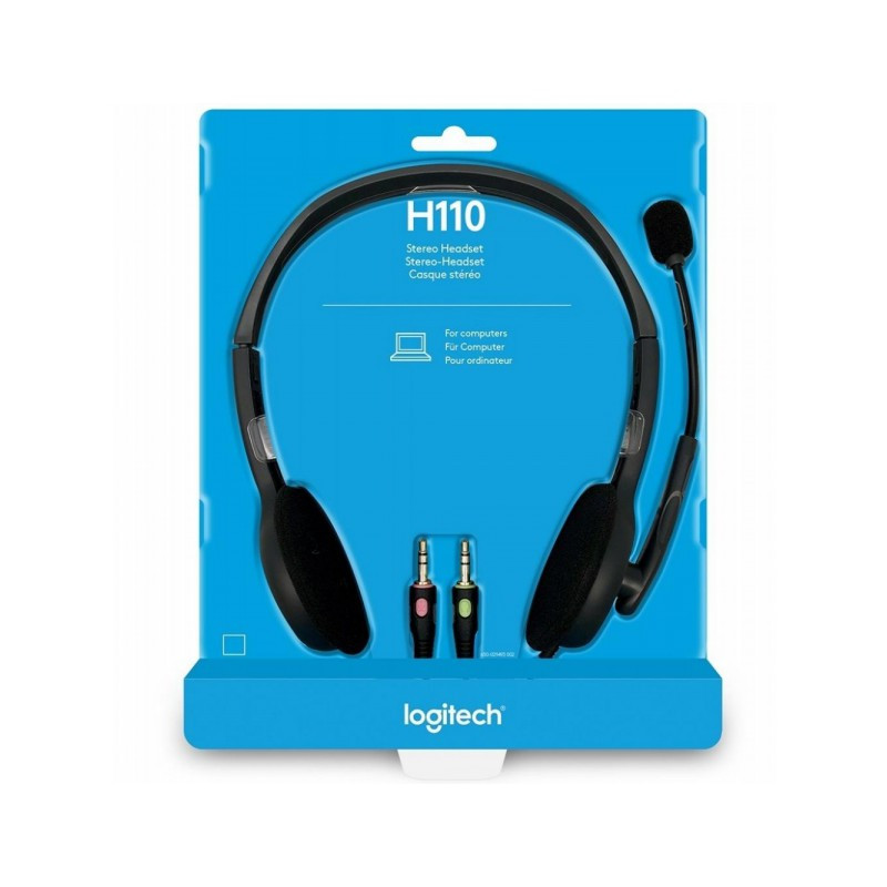 Headset Logitech H110 Headset H 110 Logitech Stereo