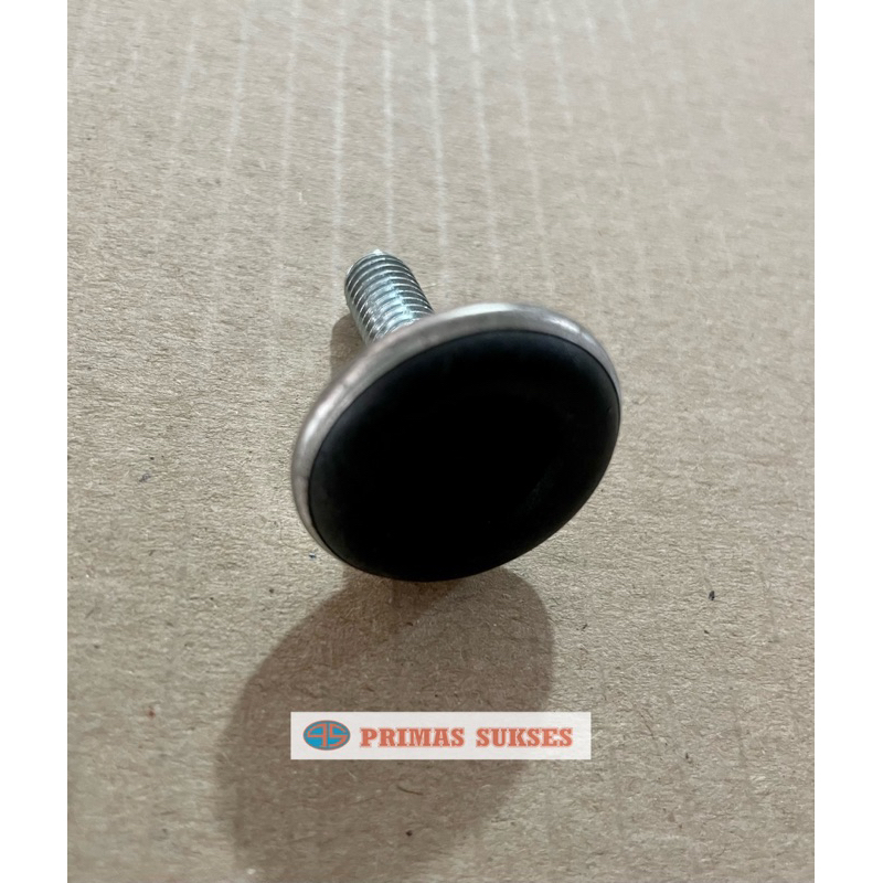 Kaki Meja Kursi Lemari Stabil Adjuster Besi warna Hitam