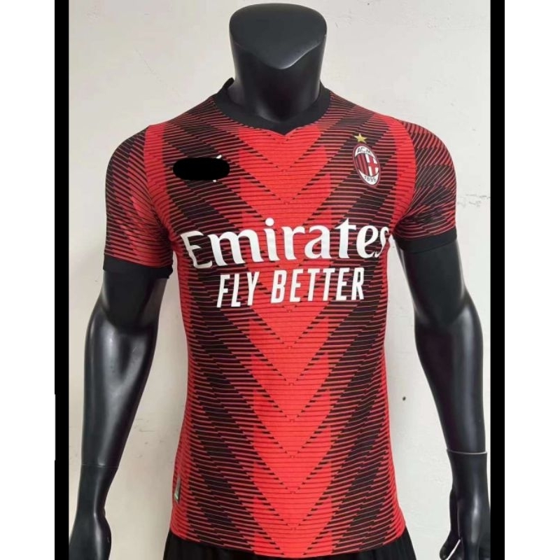 JERSEY BOLA AC MILAN HOME PLAYER ISSUE PI 2023 2024