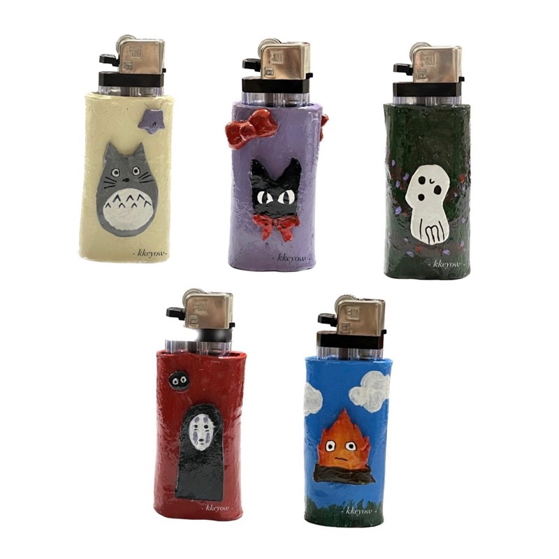 clay lighter case (case korek api) ghibli edition