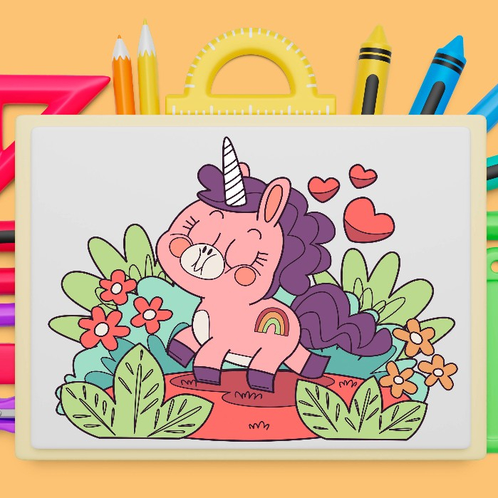 

Kertas Mewarnai Anak Kuda Poni