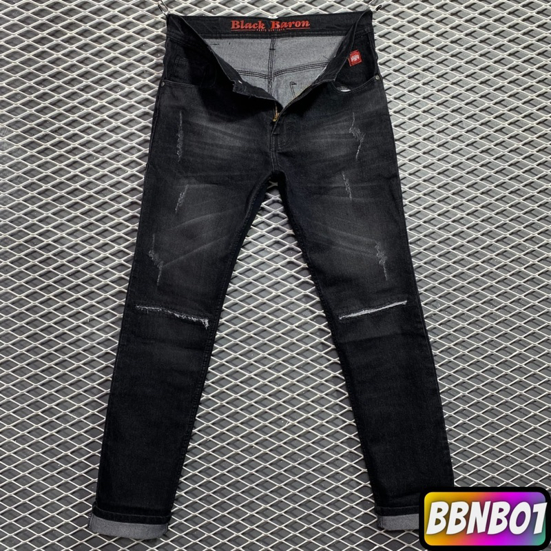 BIG SIZE CELANA JEANS SOBEK PRIA PREMIUM SIZE 34-39 PANJANG