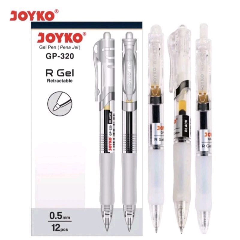 

BULPOINT/BULPEN GEL JOYKO R GEL GP-320 HITAM ( 1 PAK ISI 12 BIJI )