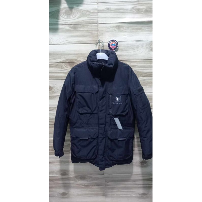 Jaket Bulu Angsa Black Yak