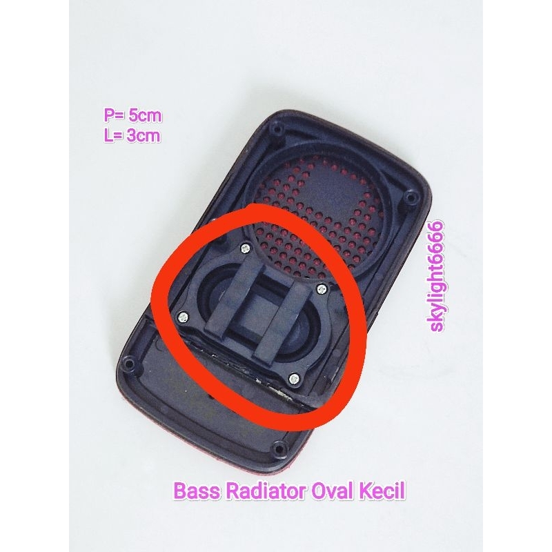 Bass Radiator Oval K Copotan